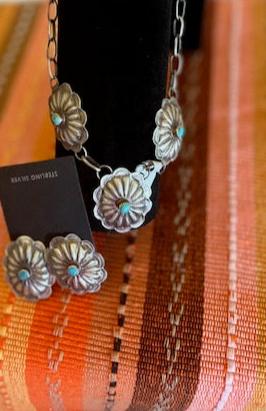 Turquoise and Sterling Set