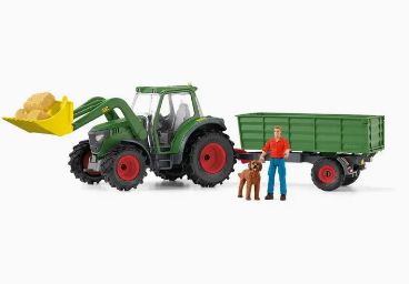 Tractor with Trailer Farm Toy