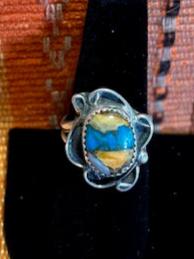 Mohave and Sterling Silver Ring