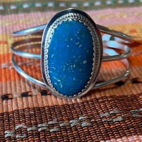 Beautiful Large Turquoise Cuff