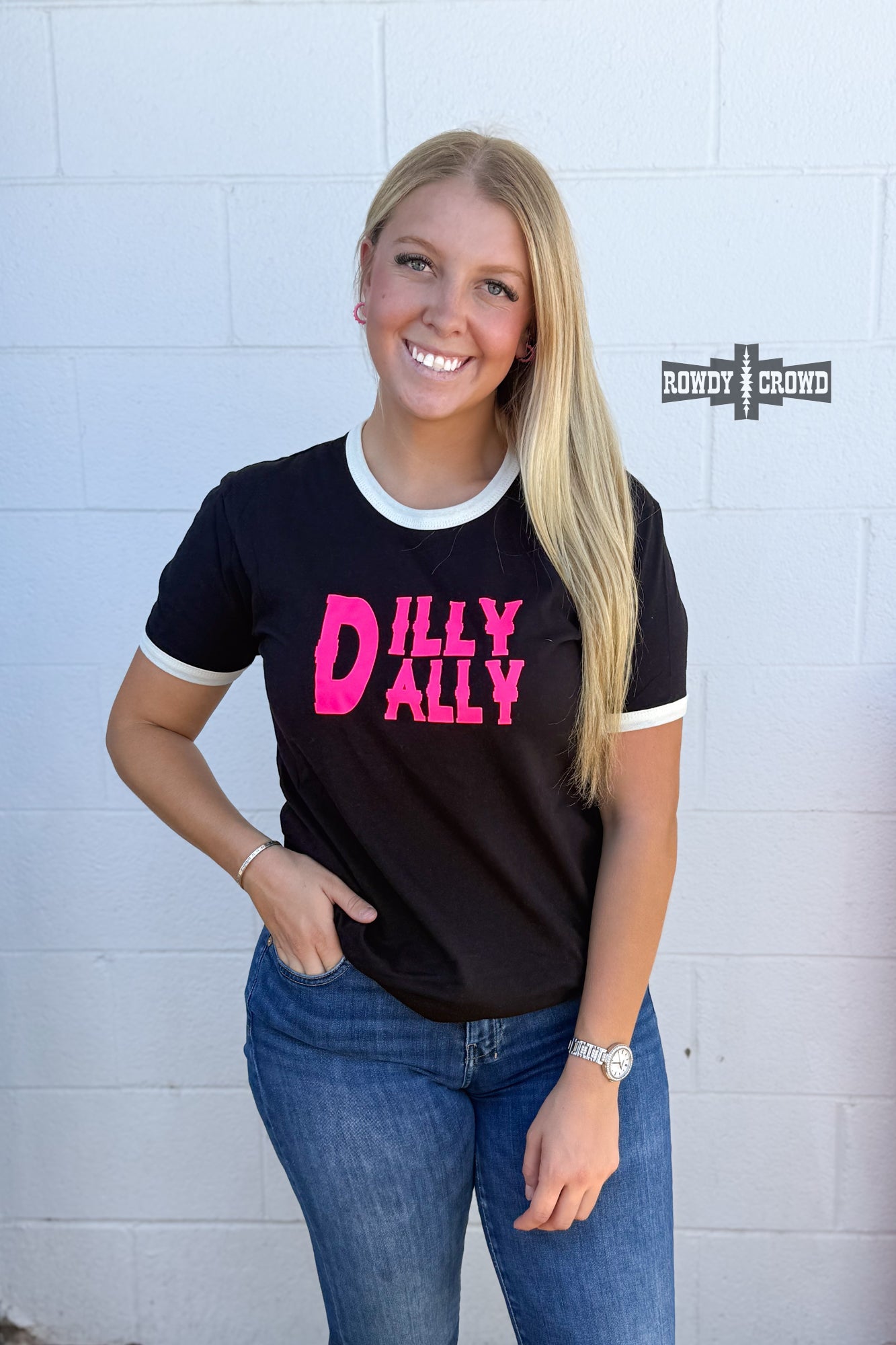 Dilly Dally Ringer Tee