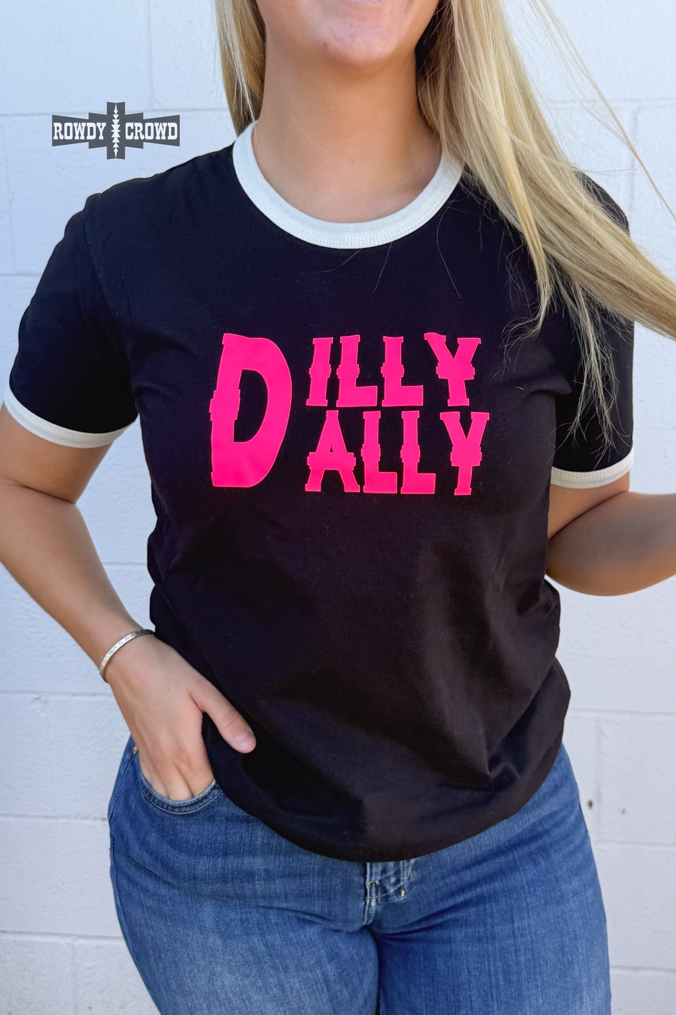 Dilly Dally Ringer Tee